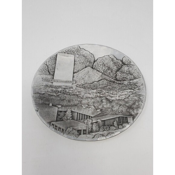 VINTAGE HANDMADE WENDELL AUGUST FORGE MARTIN MARIETTA COLLECTOR'S PLATE ALUMINUM - Picture 2 of 9